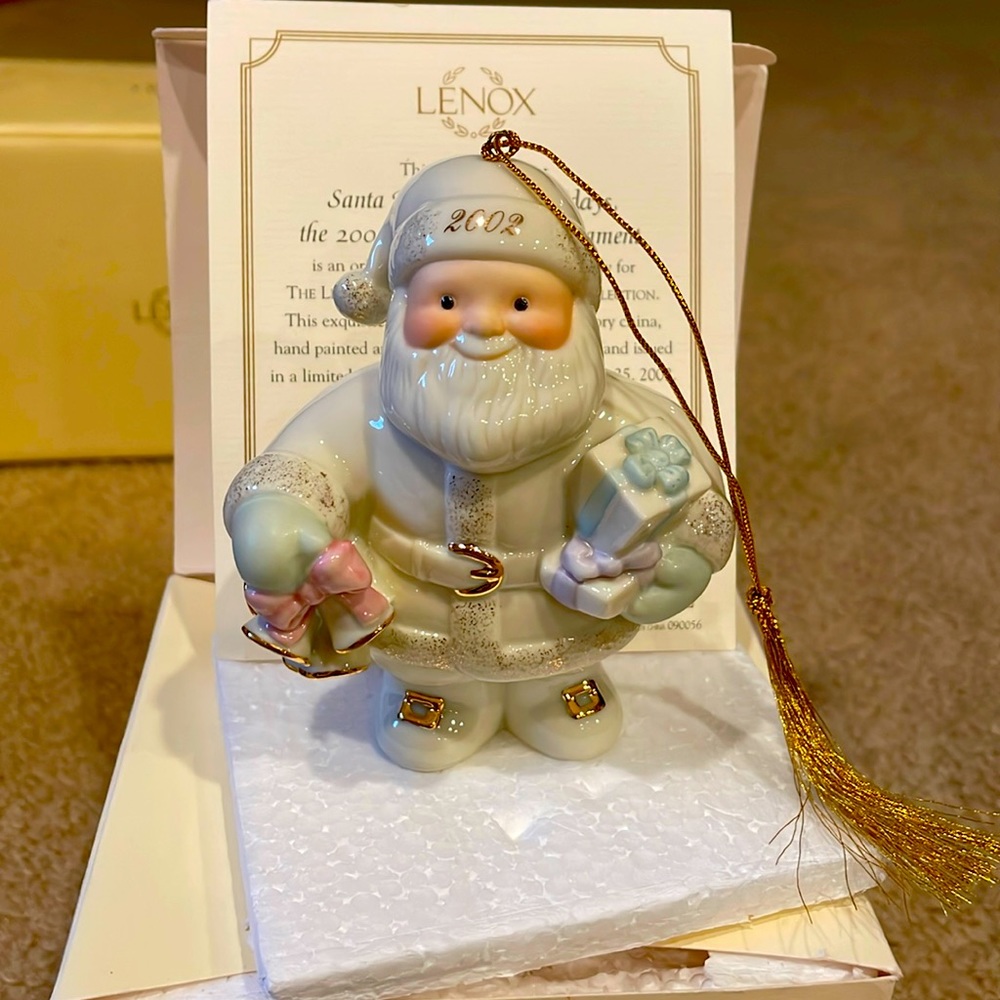 Lenox Collectible Santa Ornament